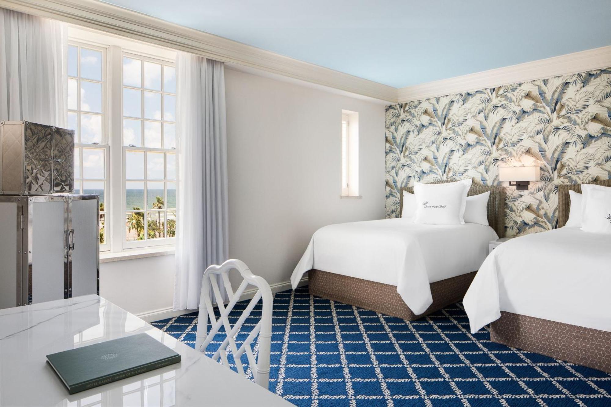 Deluxe Double Room Two Double Beds Ocean View Beachfront
